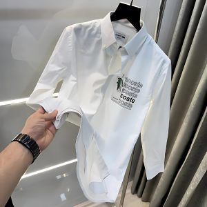White Logo Premium Shirt
