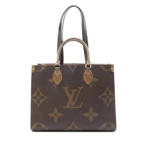 LV OnTheGo Monogram Leather Tote Bag